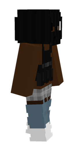 Black skin: body, right side render