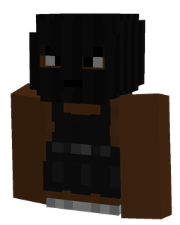 Black skin: bust render