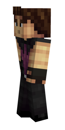 Black skin: body, left side render
