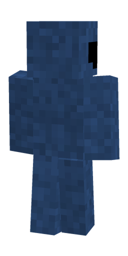 Blue skin: body, back render