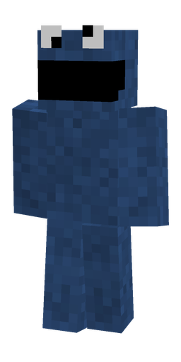 Blue skin: body, front render
