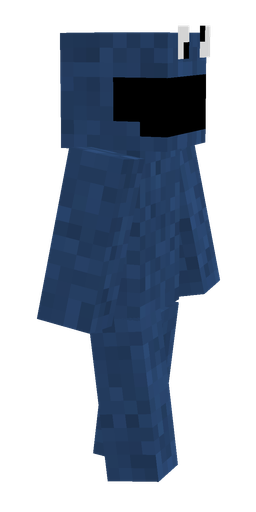 Blue skin: body, right side render