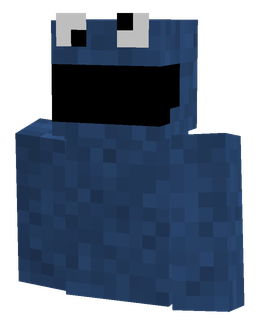 Blue skin: bust render