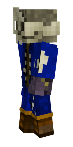 Black skin: body, left side render