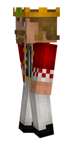 Brown skin: body, left side render