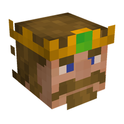 Brown skin: head render