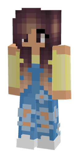 Blue skin: body, front render