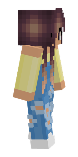 Blue skin: body, right side render