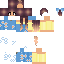 Blue skin: raw texture render