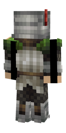 Black skin: body, back render