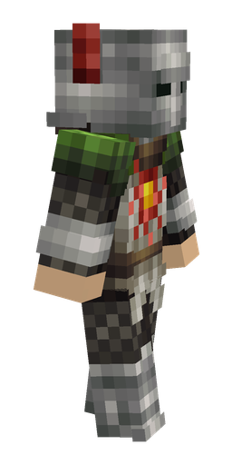 Black skin: body, right side render