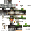 Black skin: raw texture render