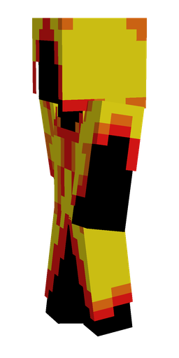 Black skin: body, left side render