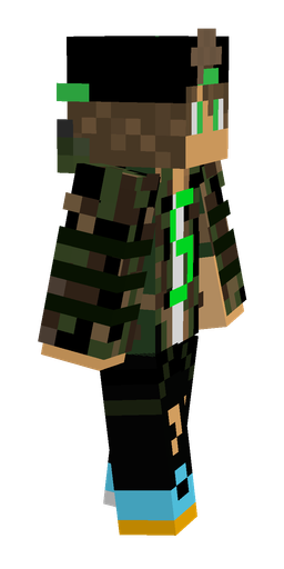 Black skin: body, right side render