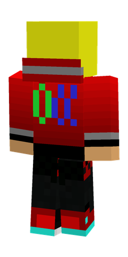 Black skin: body, back render