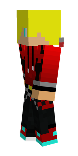 Black skin: body, left side render