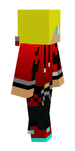 Black skin: body, right side render