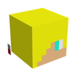 Black skin: head render