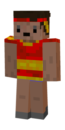 Brown skin: body, front render
