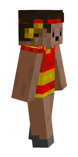 Brown skin: body, right side render