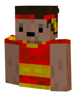 Brown skin: bust render