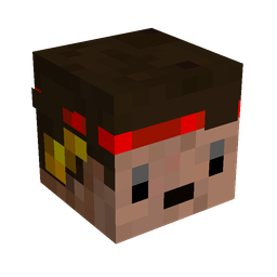 Brown skin: head render
