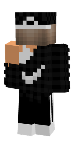 Black skin: body, back render