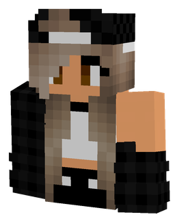 Black skin: bust render