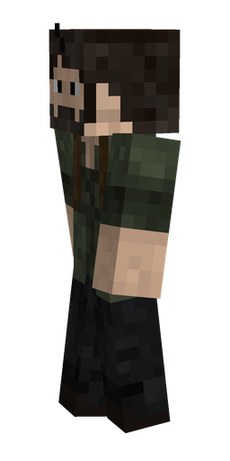 Black skin: body, left side render