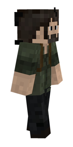 Black skin: body, right side render