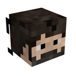 Black skin: head render