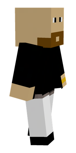 Black skin: body, right side render