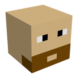 Black skin: head render