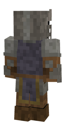 Black skin: body, back render