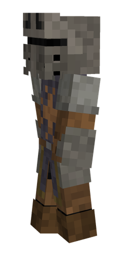 Black skin: body, left side render
