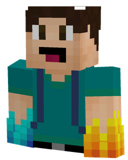 Blue skin: bust render