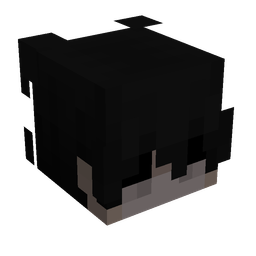 Black skin: head render