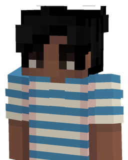 Blue skin: bust render