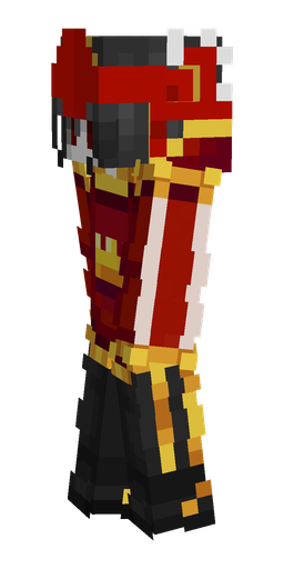 Black skin: body, left side render