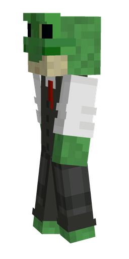 Black skin: body, left side render