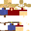 Blue skin: raw texture render