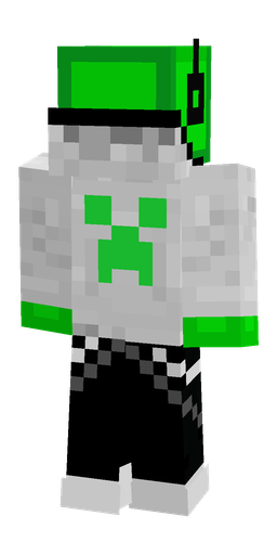 Black skin: body, back render