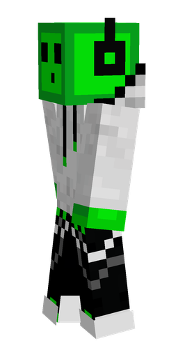 Black skin: body, left side render