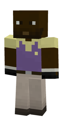 Black skin: body, front render