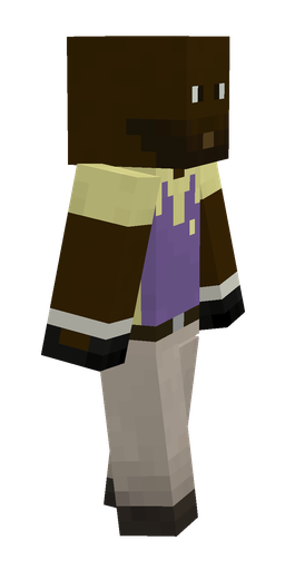 Black skin: body, right side render