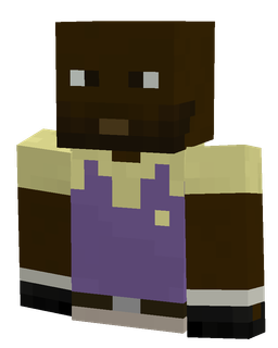 Black skin: bust render