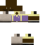 Black skin: raw texture render