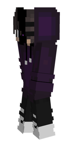 Black skin: body, left side render