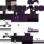 Black skin: raw texture render