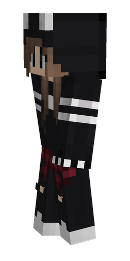 Black skin: body, left side render